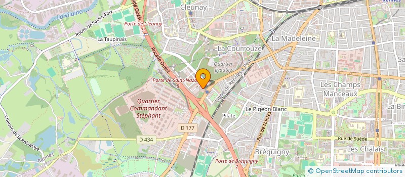 localisation de l'entreprise ALLURE  SAINT-JACQUES-DE-LA-LANDE