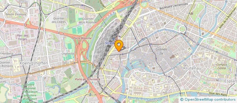 localisation de l'entreprise ALLURE BEAUTE  STRASBOURG