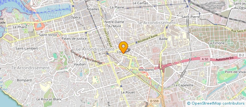 localisation de l'entreprise ALLURE & BEAUTY à MARSEILLE