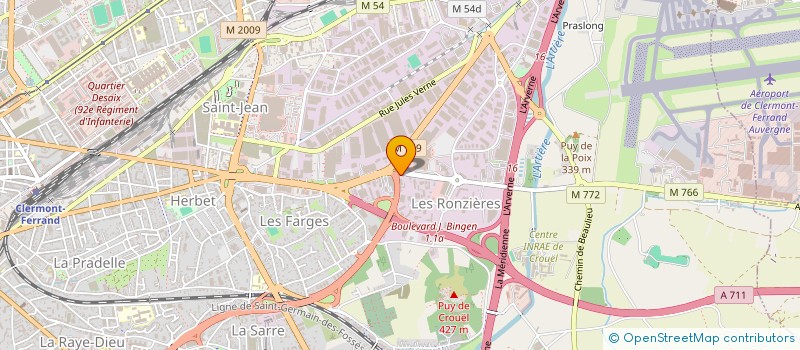 localisation de l'entreprise ALLURE CAR  CLERMONT-FERRAND