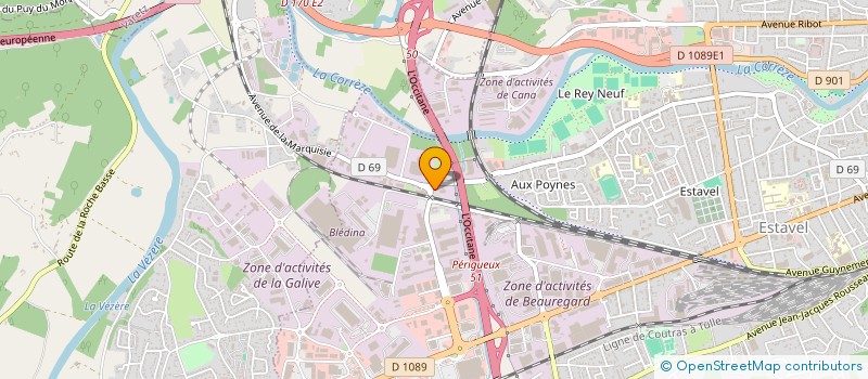 localisation de l'entreprise ALLURE CARS 19  BRIVE-LA-GAILLARDE