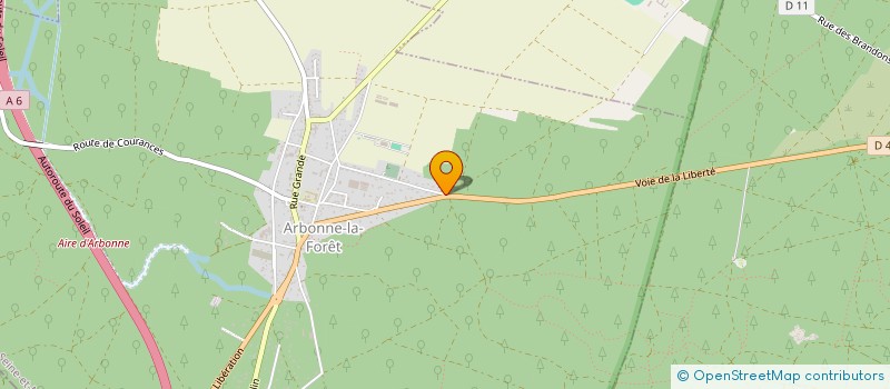 localisation de l'entreprise ALLURE EDITIONS  ARBONNE-LA-FORET