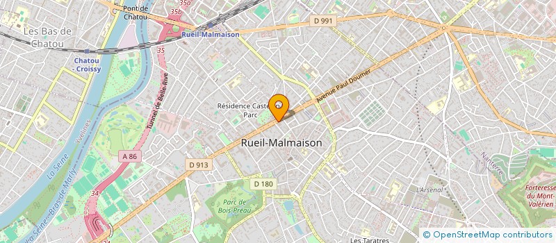 localisation de l'entreprise ALLURE INVEST à RUEIL-MALMAISON