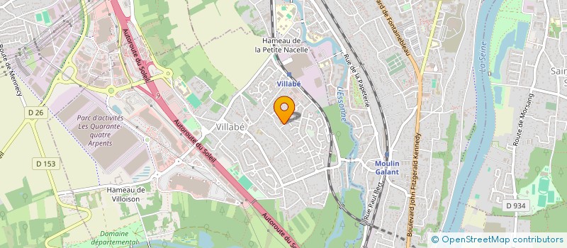 localisation de l'entreprise ALLURE TRANSPORT  VILLABE