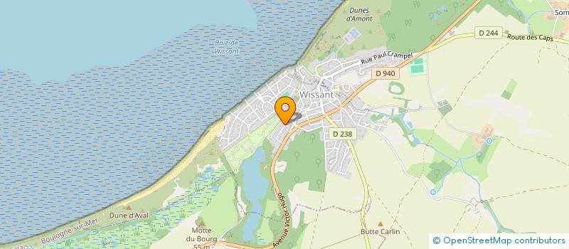 localisation de l'entreprise ALLURE WATERSPORT  WISSANT