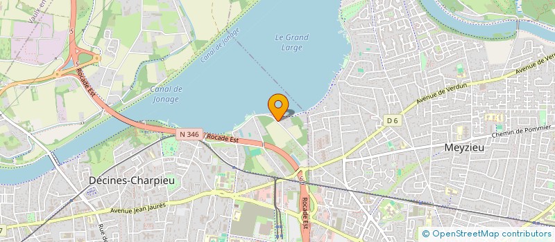 localisation de l'entreprise ALLURES 1  DECINES-CHARPIEU