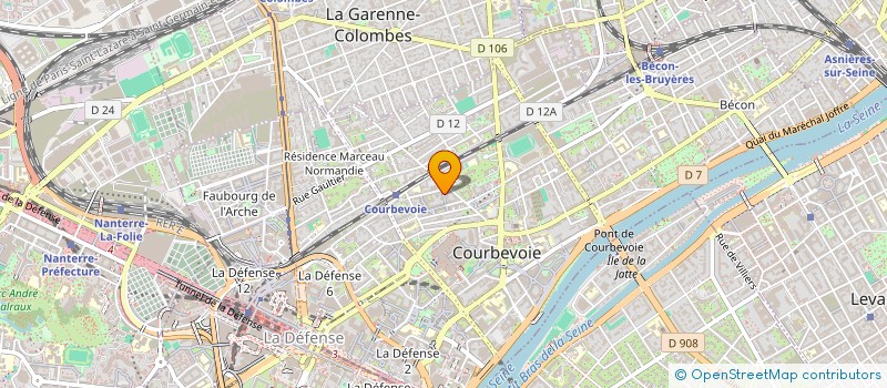 localisation de l'entreprise ALLURESSENS PARIS à COURBEVOIE