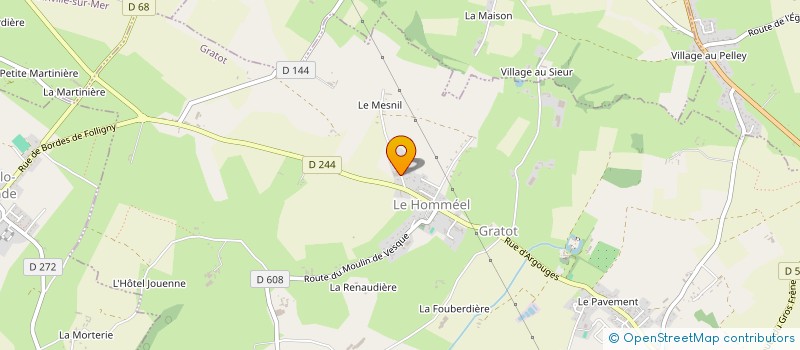 localisation de l'entreprise ALLUX à GRATOT