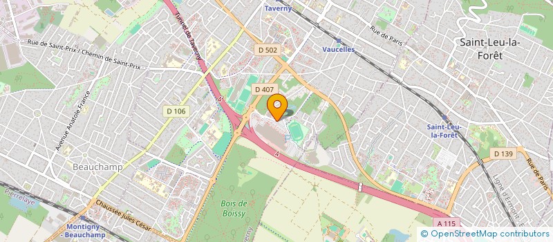 localisation de l'entreprise ALLVAP TAVERNY  TAVERNY