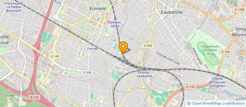 localisation de l'entreprise ALLVIDEOLIVE  ERMONT