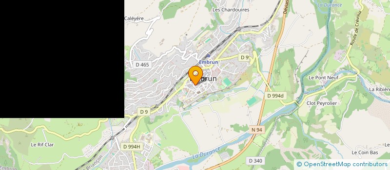 localisation de l'entreprise ALLVOY  EMBRUN