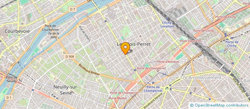 localisation de l'entreprise ALLWARE CONCEPT à LEVALLOIS-PERRET