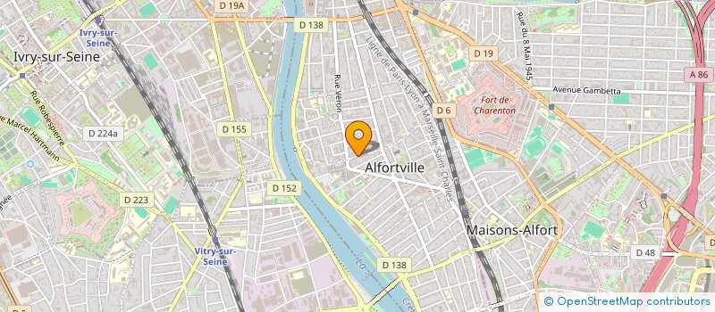localisation de l'entreprise ALLWORK à ALFORTVILLE