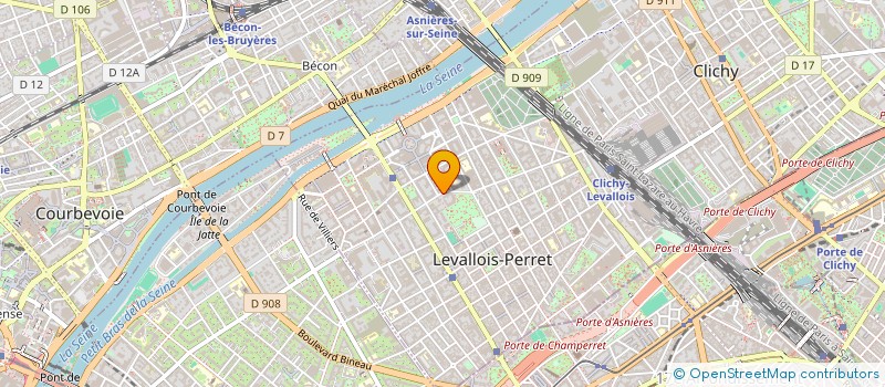 localisation de l'entreprise ALLY à LEVALLOIS-PERRET