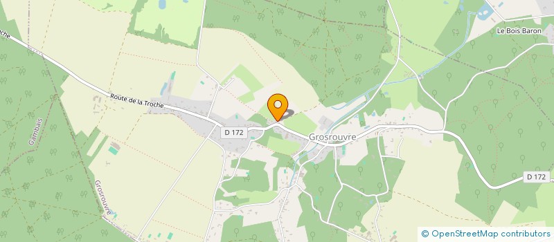 localisation de l'entreprise ALLY HOLDING  GROSROUVRE