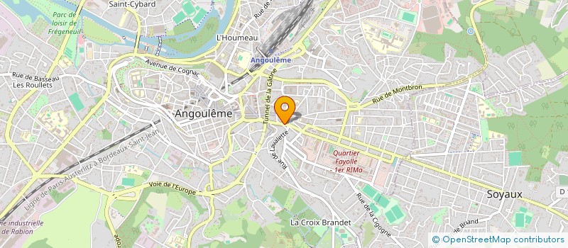 localisation de l'entreprise ALLY LAURANNE à ANGOULEME