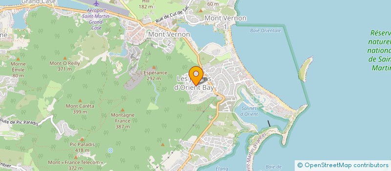 localisation de l'entreprise ALLY MOON  SAINT MARTIN