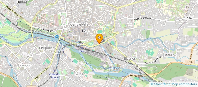 localisation de l'entreprise ALLYAGE à PAU