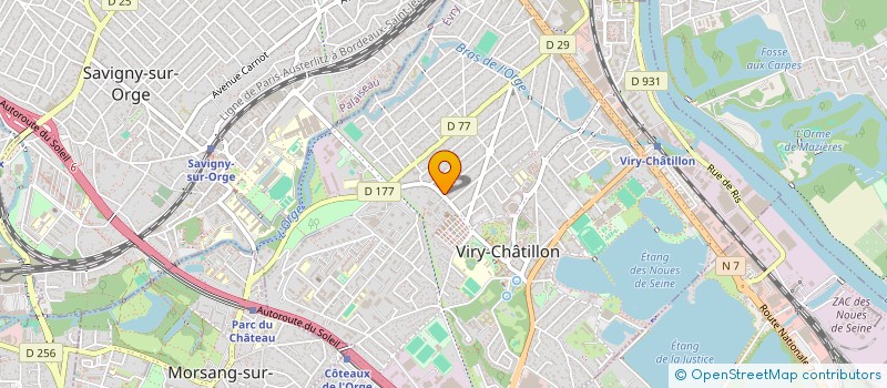 localisation de l'entreprise ALLYANCE ELECTRICITE à VIRY-CHATILLON