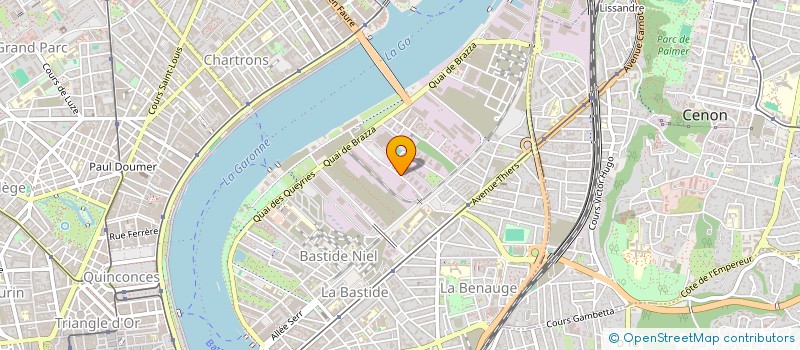 localisation de l'entreprise ALLYENCE à BORDEAUX