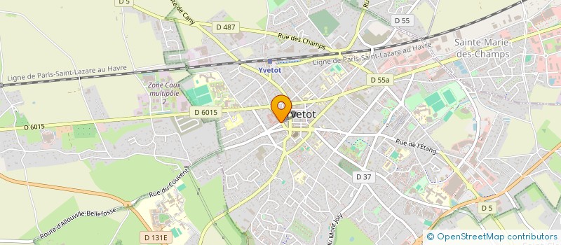 localisation de l'entreprise ALLYIA  YVETOT