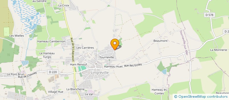 localisation de l'entreprise ALLYMANO  TOURNEVILLE-SUR-MER