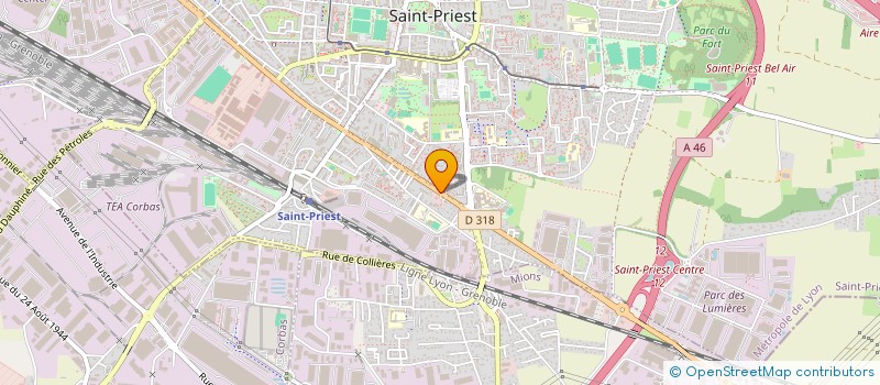 localisation de l'entreprise ALLYOUNEED STORE  SAINT-PRIEST