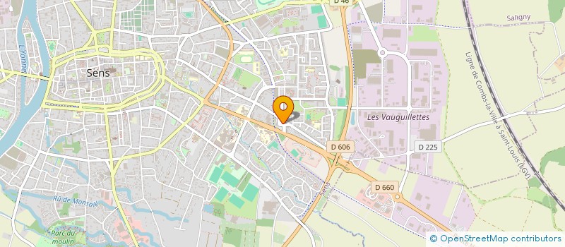 localisation de l'entreprise ALLYS FOOD à SENS