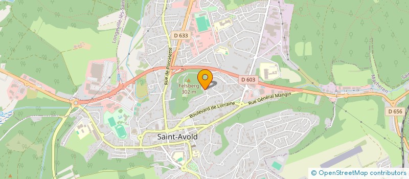 localisation de l'entreprise ALLYSEE  SAINT-AVOLD