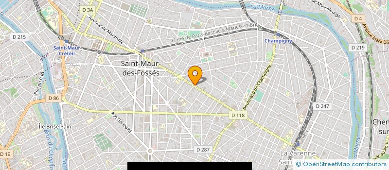 localisation de l'entreprise ALM à SAINT-MAUR-DES-FOSSES