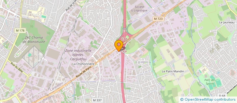 localisation de l'entreprise ALM à SAINTE-LUCE-SUR-LOIRE
