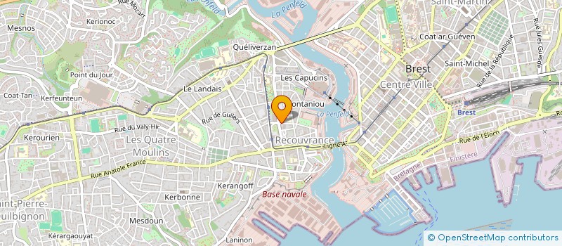 localisation de l'entreprise ALM à BREST