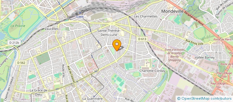 localisation de l'entreprise ALM à CAEN