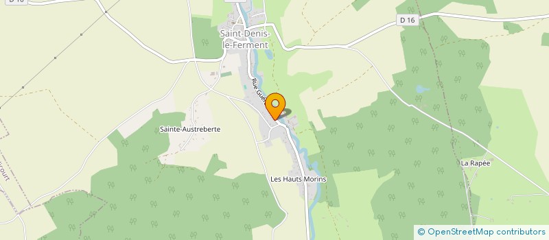 localisation de l'entreprise ALM  SAINT-DENIS-LE-FERMENT