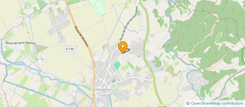 localisation de l'entreprise ALM  VELLERON