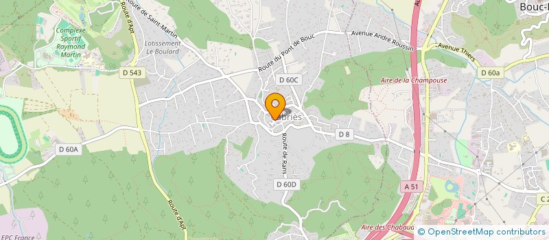 localisation de l'entreprise ALM  CABRIES