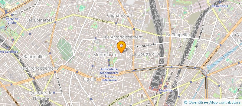 localisation de l'entreprise ALM  PARIS