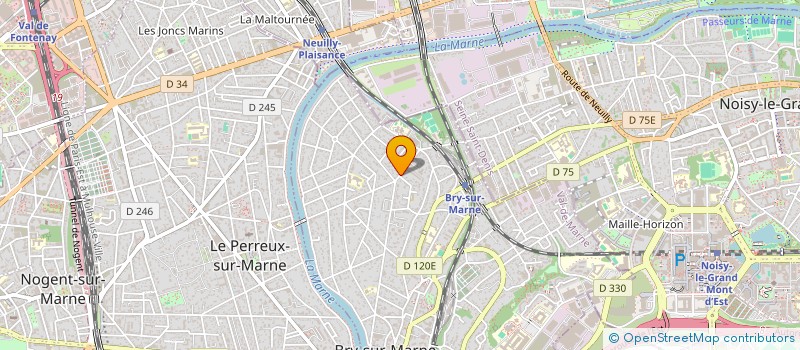 localisation de l'entreprise ALM  BRY-SUR-MARNE