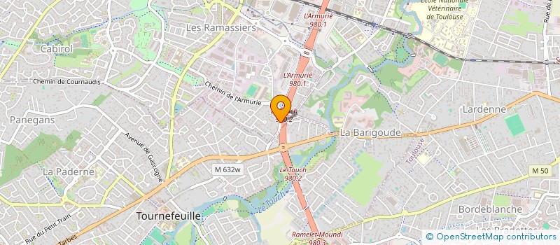 localisation de l'entreprise ALM à COLOMIERS