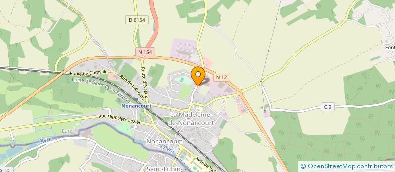 localisation de l'entreprise ALM à LA MADELEINE-DE-NONANCOURT