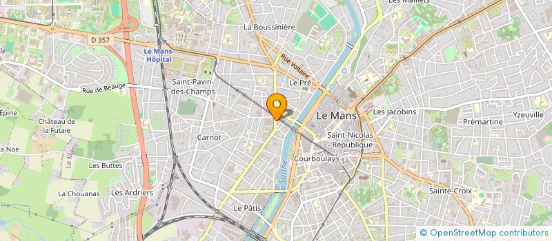 localisation de l'entreprise ALM  LE MANS