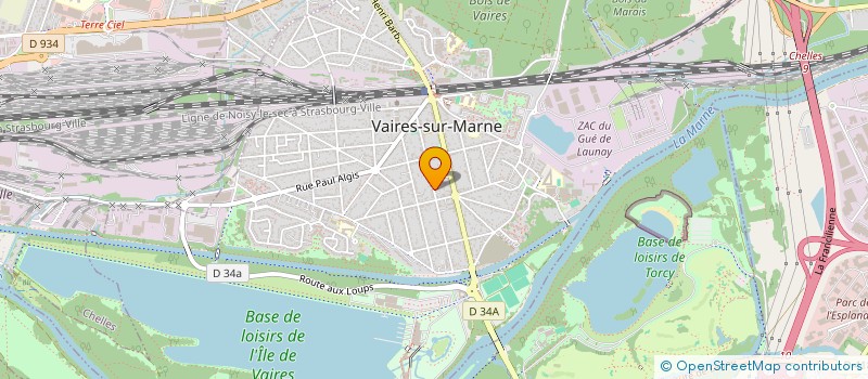 localisation de l'entreprise ALM BAT'INNOV  VAIRES-SUR-MARNE