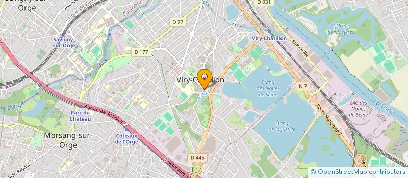 localisation de l'entreprise ALM BATIMENT  VIRY-CHATILLON