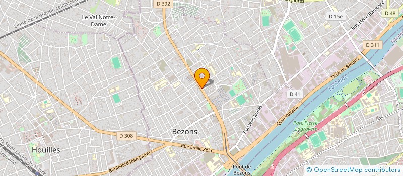 localisation de l'entreprise ALM BATIRENOV à BEZONS