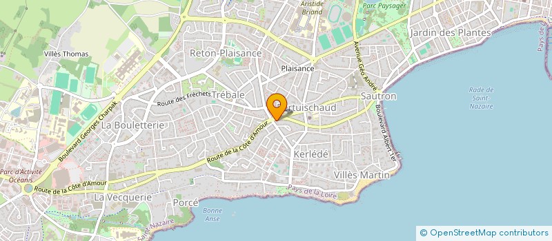 localisation de l'entreprise ALM COM  SAINT-NAZAIRE