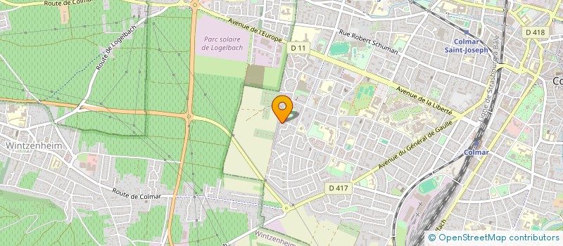 localisation de l'entreprise ALM CONCEPT à COLMAR