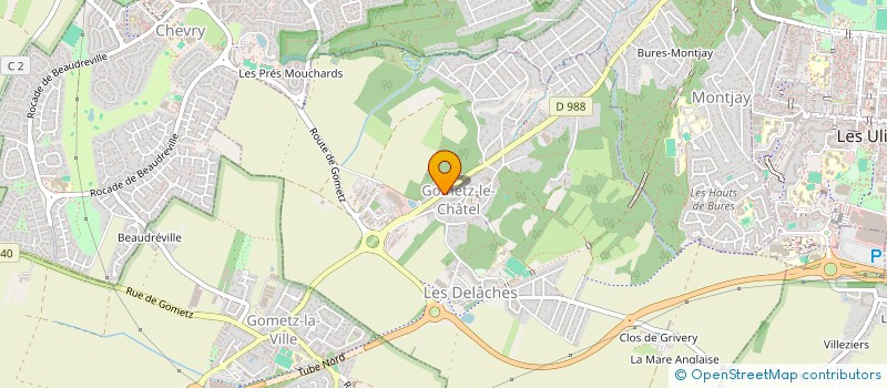 localisation de l'entreprise ALM CONSEIL ET GESTION  GOMETZ-LE-CHATEL