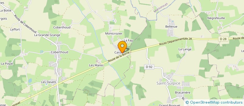 localisation de l'entreprise ALM CONSULTING à BAGE-DOMMARTIN