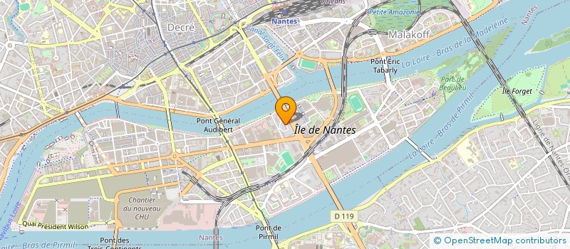 localisation de l'entreprise ALM CONSULTING  NANTES