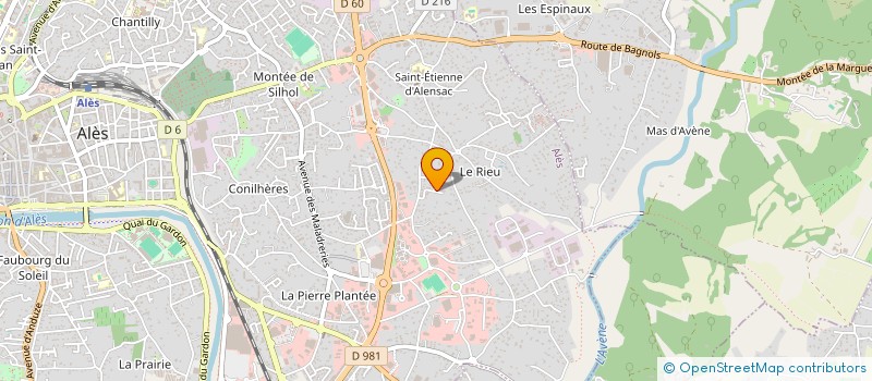 localisation de l'entreprise ALM CRECHE à ALES